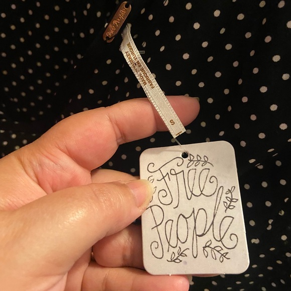 NWT Free people polka dot top & skirt set - Picture 5 of 8